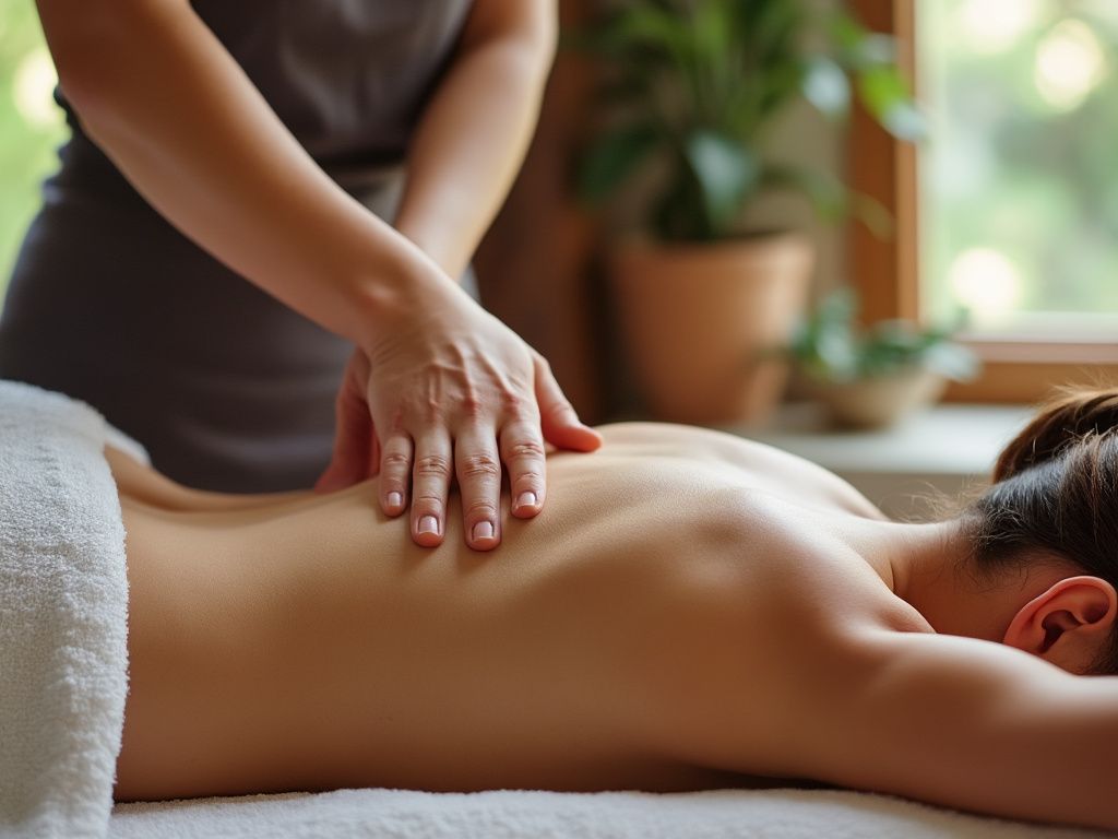 Swedish Table Massage Treatment